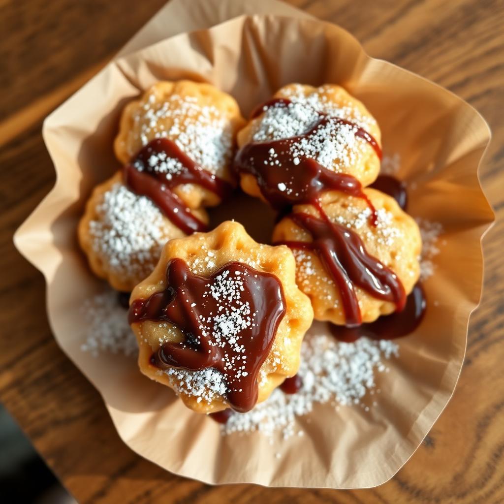 Poffertjes Nutella