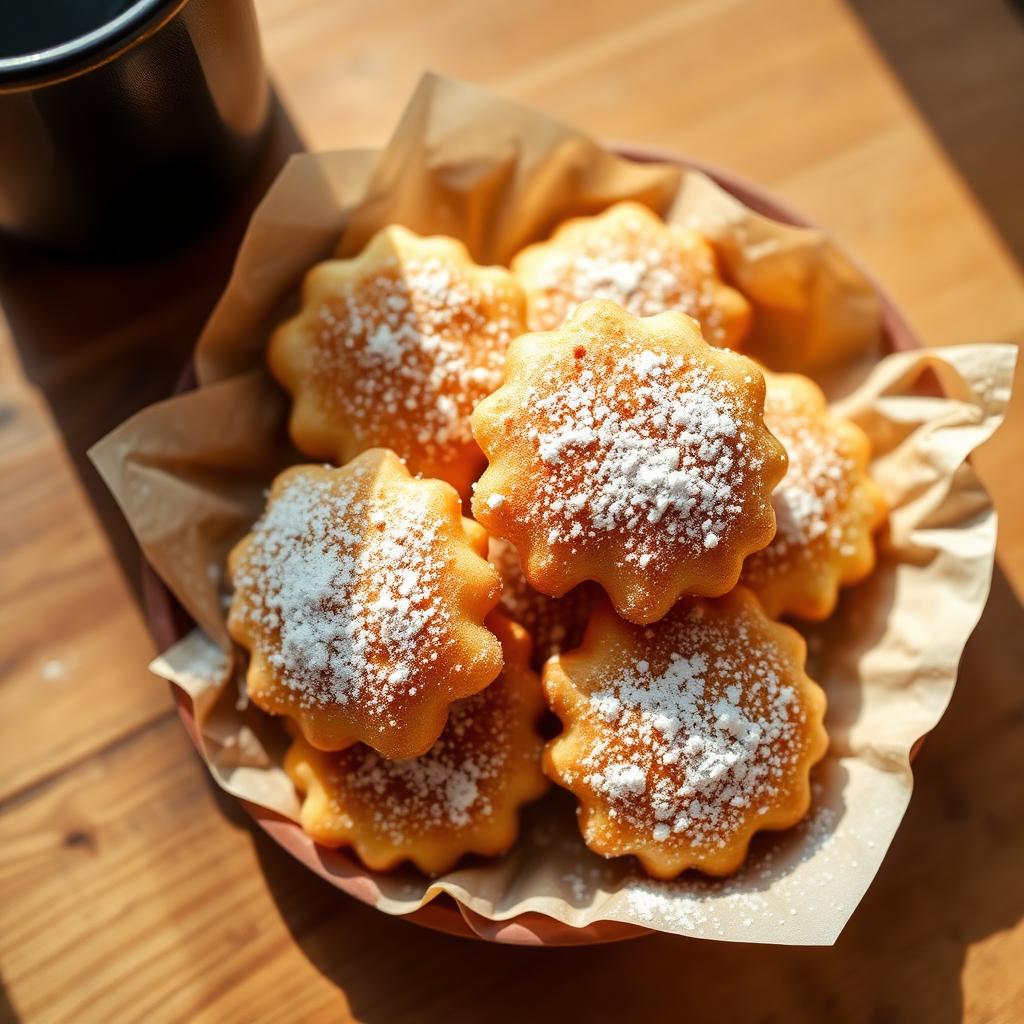 Poffertjes Zimt-Zucker